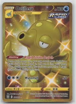 Pokemon Card Octillery (Secret) Secret Rare SWSH05: Battle Styles 178/163 - Image 1