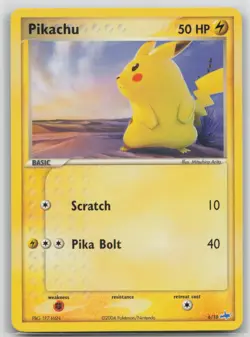 Pokemon Card Pikachu Common EX Trainer Kit 1: Latias & Latios 6/10 - Image 1