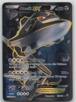 Pokemon Card Steelix EX (Full Art) Ultra Rare XY - Steam Siege 108/114 - Image 1