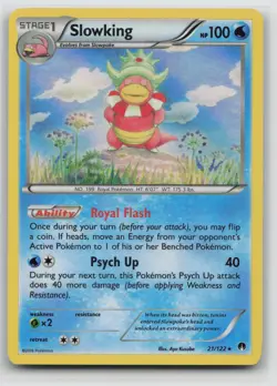 Pokemon Card Slowking Holo Rare XY - BREAKpoint 21/122 - Image 1