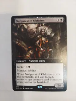 Nullpriest of Oblivion (Extended Art) Zendikar Rising Regular - Image 1