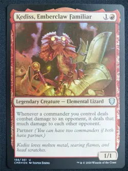 kediss Emberclaw Familiar Foil - CMR - Mtg Card #23Y - Image 1