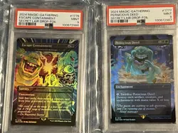 2024 Magic The Gathering Slimer Secret Lair Drop -Rainbow Foil PSA graded Set! - Image 3