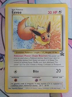 Eevee 11 JR Stamp Rally Promo 2000 Pokemon Card - Image 1
