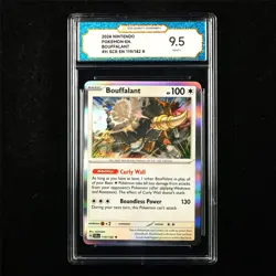 TQG 9.5 MINT+ 2024 Pokemon ENG Bouffalant 119/142 R - Image 1