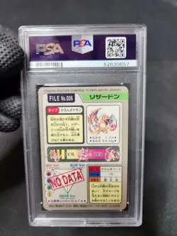 Pokemon Bandai Carddass 1997 Charizard Pocket Monsters Prizm Prism Foil PSA 7 - Image 4