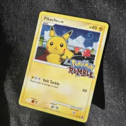 Pokemon Pikachu Rumble #7 Holo with Fat Swirl (NM/LP) - Image 1