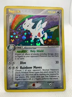 Togetic 14/109 Ex Team Rocket Returns Stamped Reverse Holo Pokemon TCG 2004 HP - Image 5