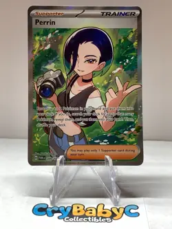 Pokemon Perrin 209/167 Twilight Masquerade SV Ultra Rare Full Art Trainer - Image 1