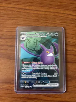 Pokemon Team Rocket's Crobat ex 217/182 Sv10: Destined Rivals Holo Full Art - Image 1