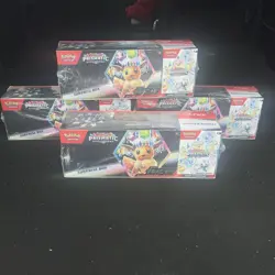 Pokemon Prismatic Evolutions Surprise Box And Booster Bundle Sealed 4 packs - Image 1