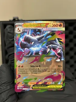 Mega Charizard X EX 013/094 Phantasmal Flames Double Rare Holo 360HP Pokemon TCG - Image 1