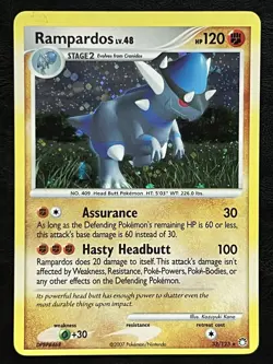 Pokemon Rampardos Holo - Mysterious Treasures - 33/123 LP - Image 1
