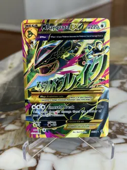 2015 POKEMON XY ANCIENT ORIGINS #98 FULL ART M RAYQUAZA EX - Image 1