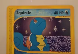 RARE POKEMON SQUIRTLE 132/165 REGULAR EXPEDITION 2002 NINTENDO-MINT - Image 2