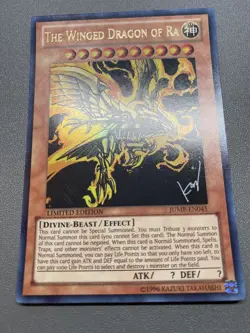 Yugioh The Winged Dragon Of Ra Limited Edition Ultra Rare JUMP-EN045 MP - Image 1
