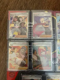 Pokemon TCG Modern Era Trainer Full Art Card Lot Of 18 Cards NM - Image 2