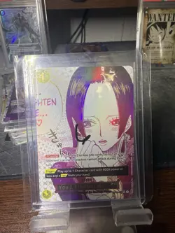 Bandai One Piece CCG You'll Frighten Me Boa Hancock Event Holo Trigger OP14-118 - Image 1