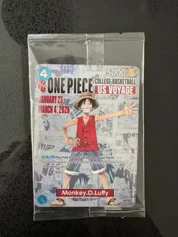 Monkey.D.Luffy (055) (College Basketball US Voyage) P-055 One Piece Promotion... - Image 1