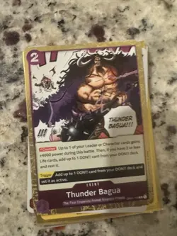 One Piece CCG Romance Dawn Foil Rare Thunder Bagua #OP01-119 - Image 1