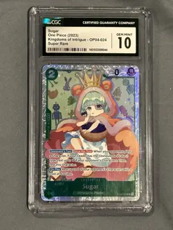 One Piece TCG Sugar OP04-024 Kingdoms of Intrigue Foil CGC 10 - Image 1