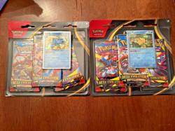 (2) x Pokemon TCG Mega Evolution 3 Pack Blister with Psyduck Promo Card - Image 1