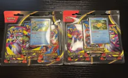 2 Pokemon TCG Mega Evolution 3 Pack Blisters with Psyduck & Golduck Promo Cards - Image 1