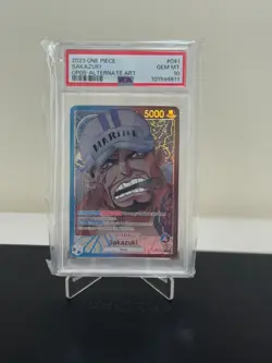 PSA 10 ENGLISH OP05-041 Sakazuki Leader ALT ART AWAKENING OF NEW ERA One Piece - Image 1