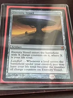 Eternity Vessel Zendikar Regular Light Play Foil. MTG Free Shipping - Image 1