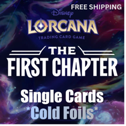 Disney Lorcana - First Chapter - Cold Foils - You Pick - NM - Free Shipping - Image 1