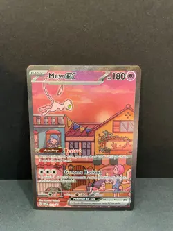 Mew ex 053 Pokemon TCG Scarlet & Violet 151 UPC Black Star Promo NM - Image 1