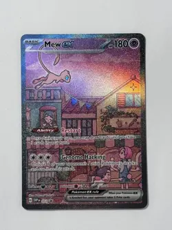 Mew ex 053 Pokemon TCG Scarlet & Violet 151 UPC Black Star Promo NM - Image 2