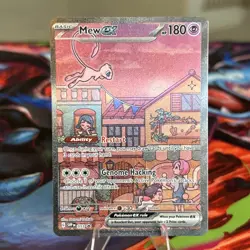Mew ex 053 Pokemon TCG Scarlet & Violet 151 UPC Black Star Promo NM - Image 1