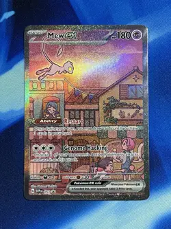 Mew ex SVP 053 Scarlet & Violet 151 Black Star UPC Promo Pokemon TCG LP-NM - Image 1