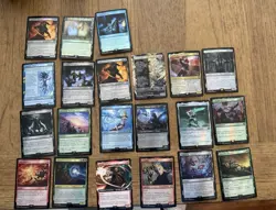 MTG Final Fantasy 460 Card Lot-47 Shiny 15 Borderless 32 Rates Comm Uncommon Les - Image 1