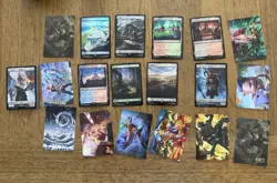MTG Final Fantasy 460 Card Lot-47 Shiny 15 Borderless 32 Rates Comm Uncommon Les - Image 3