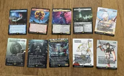 MTG Final Fantasy 460 Card Lot-47 Shiny 15 Borderless 32 Rates Comm Uncommon Les - Image 4