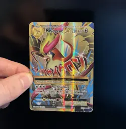 Pokemon TCG Mega Pidgeot EX Full Art Holo Ultra Rare Card 105/108 LP - Image 1
