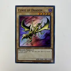 LOB-EN066 Curse Of Dragon Super Rare Unlimited Edition NM Yugioh Card - Image 1