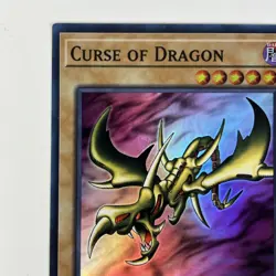 LOB-EN066 Curse Of Dragon Super Rare Unlimited Edition NM Yugioh Card - Image 2