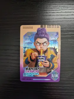 NEW! KPop Demon Hunters Exquisite Collection Card - Rumi - UR Rarity #009 Holo - Image 1