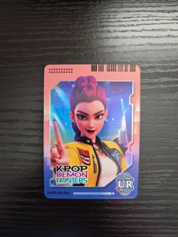 NEW! KPop Demon Hunters Exquisite Collection Card - Rumi - UR Rarity #009 Holo - Image 1