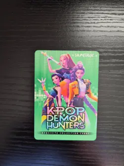 NEW! KPop Demon Hunters Exquisite Collection Card - Zoey - UR Rarity #012 Holo - Image 2