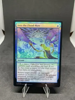 Into the Flood Maw Bloomburrow Foil MTG 0052 - Image 1