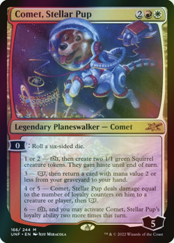 MTG Comet, Stellar Pup Foil ** Unfinity ** English - Image 1