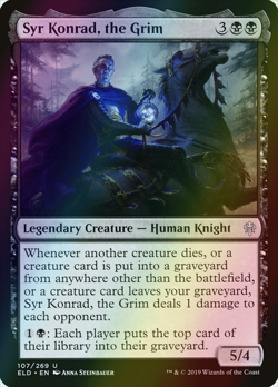 MTG Syr Konrad, the Grim Foil ** Throne of Eldraine ** English - Image 1