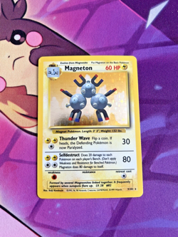 Magneton - 9/102 [Base Set] Pokemon TCG - Vintage - HOLO RARE - NM - Image 1