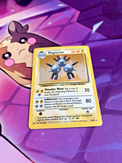 Magneton - 9/102 [Base Set] Pokemon TCG - Vintage - HOLO RARE - NM - Image 3