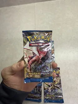 2016 POKEMON XY BREAKPOINT LOT OF 4 BOOSTER PACKS COMPLETE ART SET SEALED A - Image 5