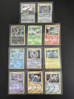 Pokemon TCG COMPLETE - LP LV100 Arceus AR Set 1-9 - Holo Ripple Foil LP-NM - Image 1